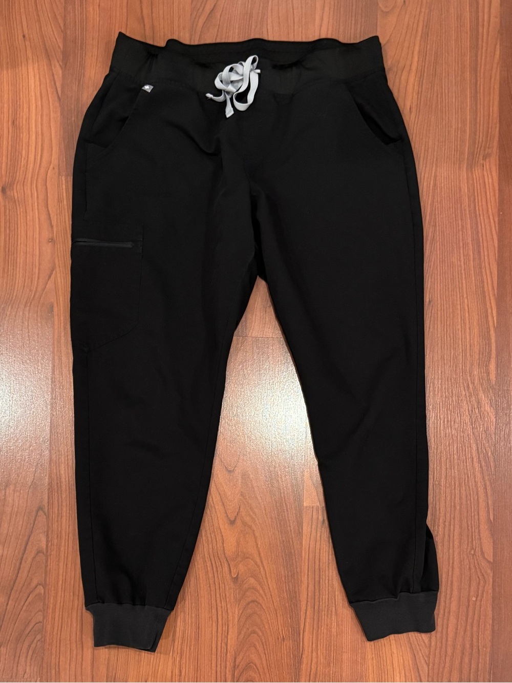 Figs Black Zamora Scrub Pants size XL